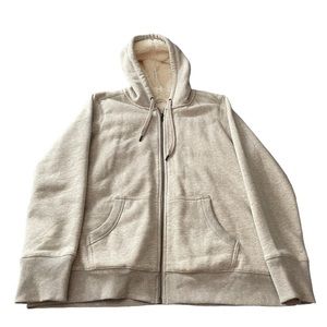 Sherpa Zip Up Hoodie